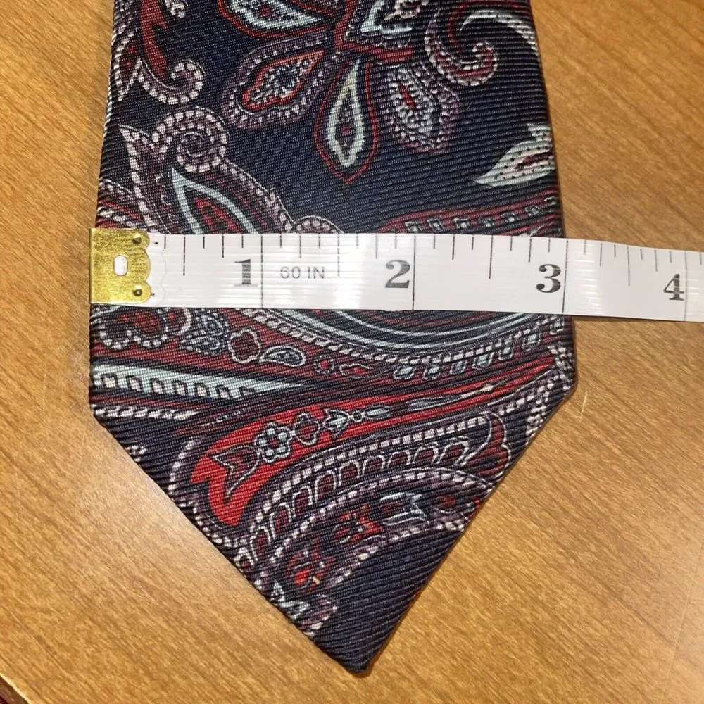 Ferrell Reed‎ Neck Tie Men Gray Paisley